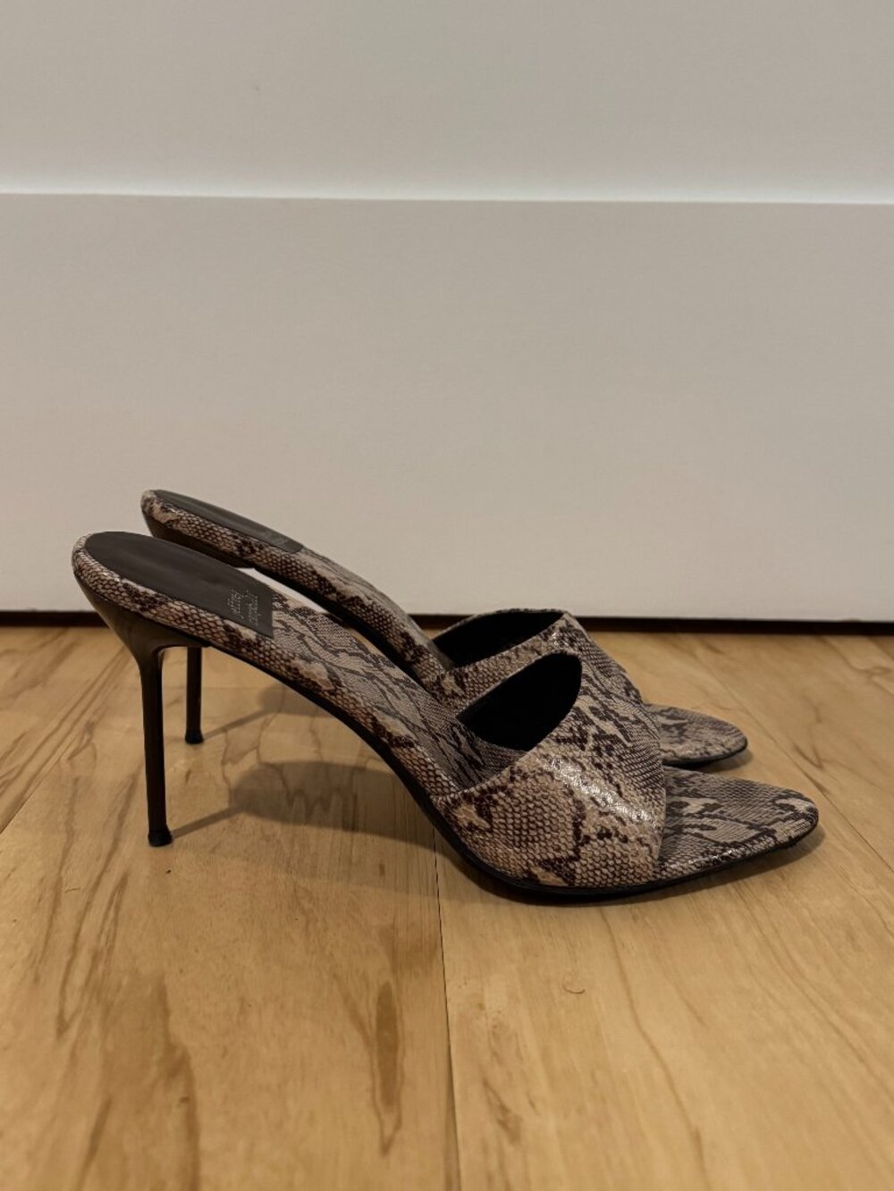 Jeffrey Campbell Ce Coire Snakeskin Heels